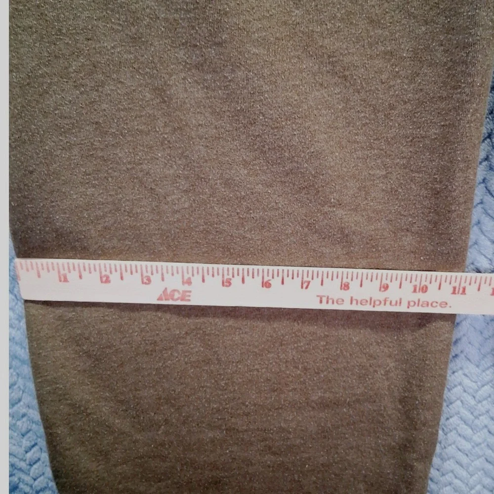 Polo Jeans Co Ralph Lauren Womens Large Olive Green Wide Leg Sweatpants RL Logo‎